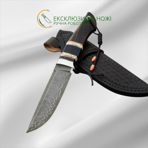 БУРЧАК авторський ніж ручної роботи MV Knify, К110, 61 HRC